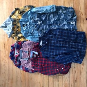 Boys button down shirts (H&M, Zara and other)